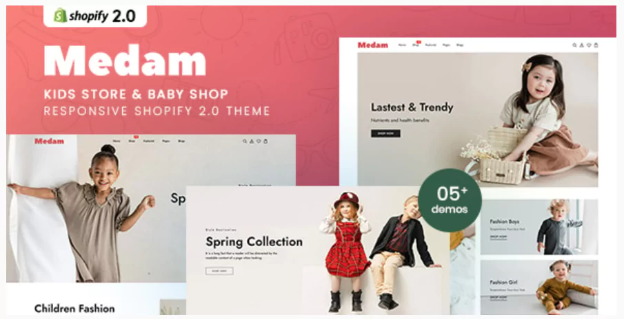 Medam - Kids Store & Baby Shop Shopify 2.0 Theme