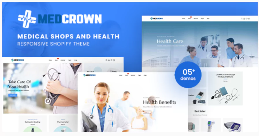 Medcrown - Medical Responsive Shopify Theme