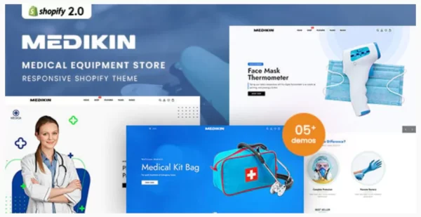 Medikin - Medical Equipment Responsive Shopify 2.0 Theme