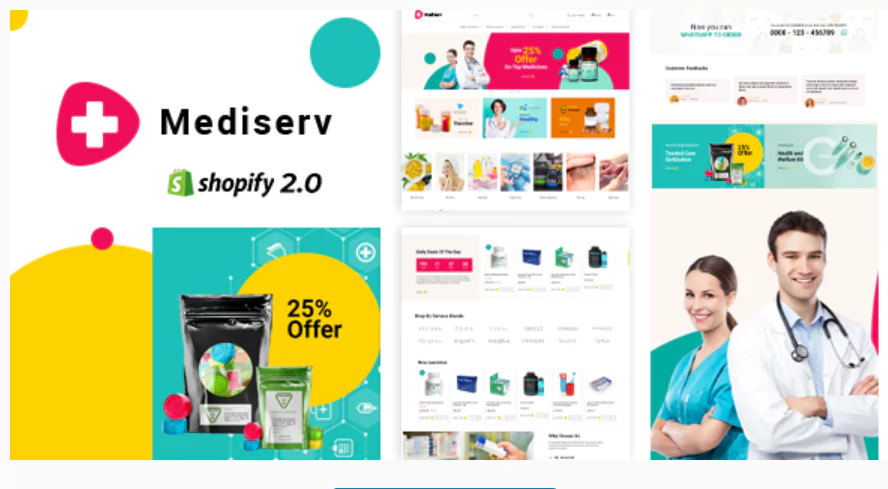 Mediserv - Medicine, Drug Store Shopify Theme