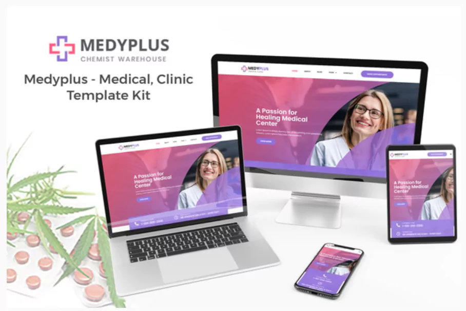 Medyplus - Medical, Clinic Template Kit