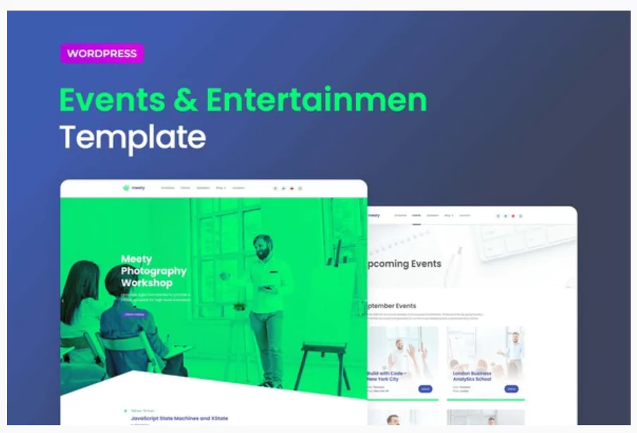 Meety – Events & Meetups Elementor Template Kit