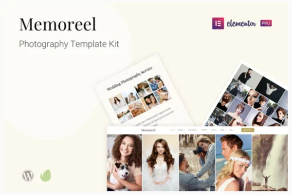 Memoreel - Photography Template Kit