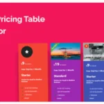 Mentor Pricing Table for Elementor