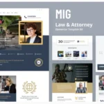 Mig - Law & Attorney Elementor Template Kit