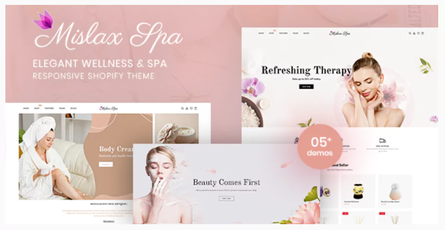 Mislax Spa - Elegant Spa And Wellness Shopify Theme