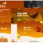 Modhu - Beekeeping & Honey Elementor Template Kit