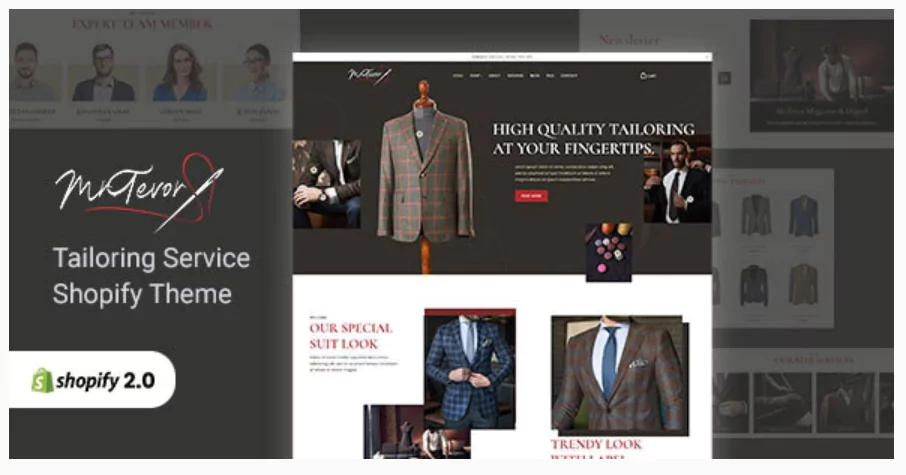MrTevor - Blazer Clothing and Fashion Shopify Theme