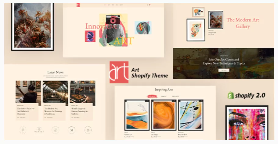 Multi Art - Shopify Art Store Theme
