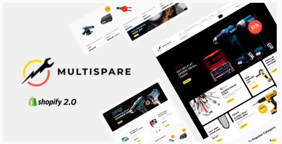 Multispare - Hardwares, Tools & Handyman Shopify Theme
