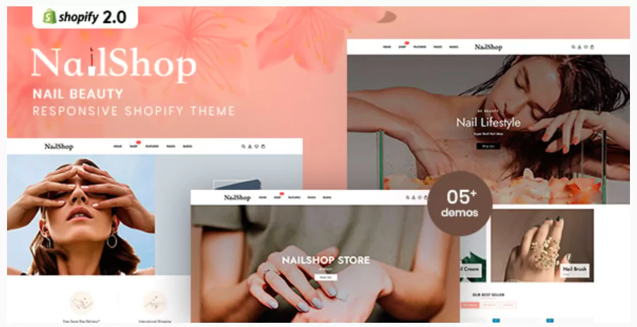 Nailshop - Nail Beauty Responsive Shopify Theme