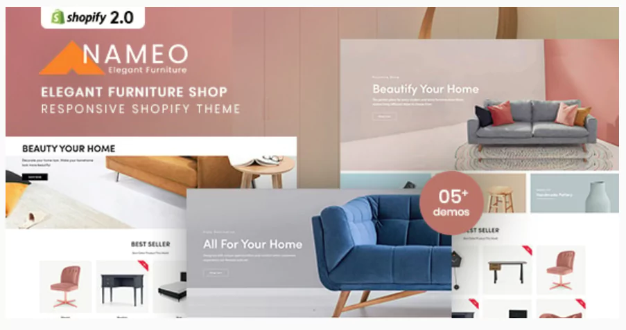Nameo - Elegant Furniture Shop For Shopify