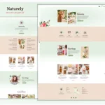 Naturely - Natural Cosmetics & Beauty Template Kit