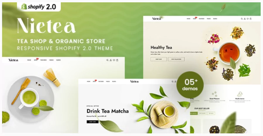 Nietea - Tea Shop & Organic Store Responsive Shopify 2.0 Theme