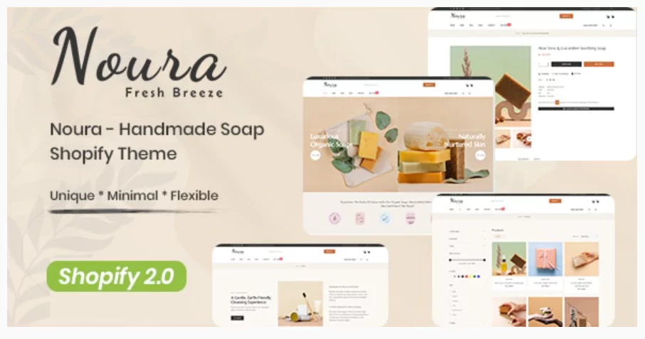 Noura - Handmade Soap Shopify Theme