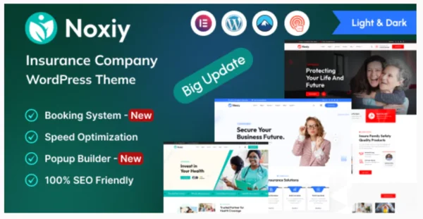 Noxiy - Insurance Company WordPress Theme