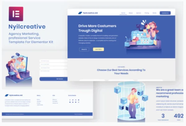 Nyil - Business Agency Elementor Template Kit