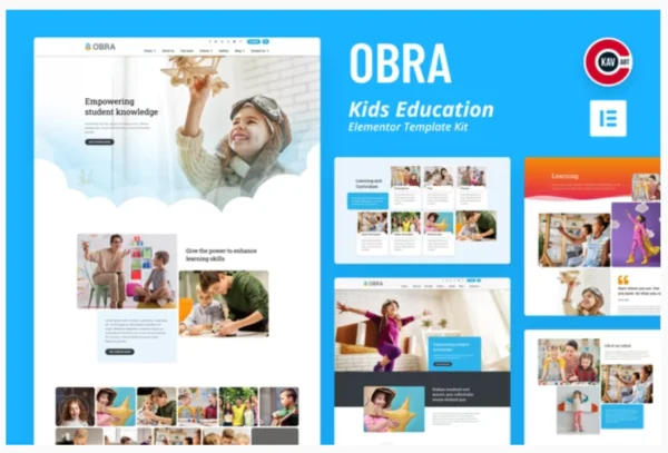 Obra - Kids Education & School Template Kit