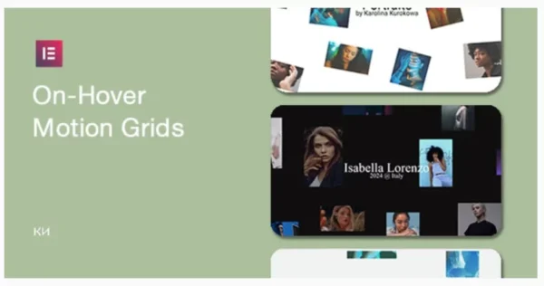 On-Hover Motion Grids for Elementor
