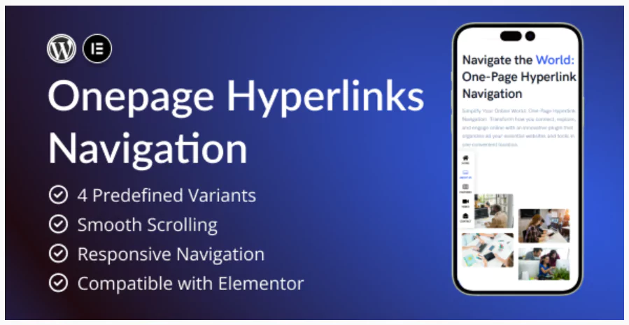 OnePage Hyperlinks Navigation