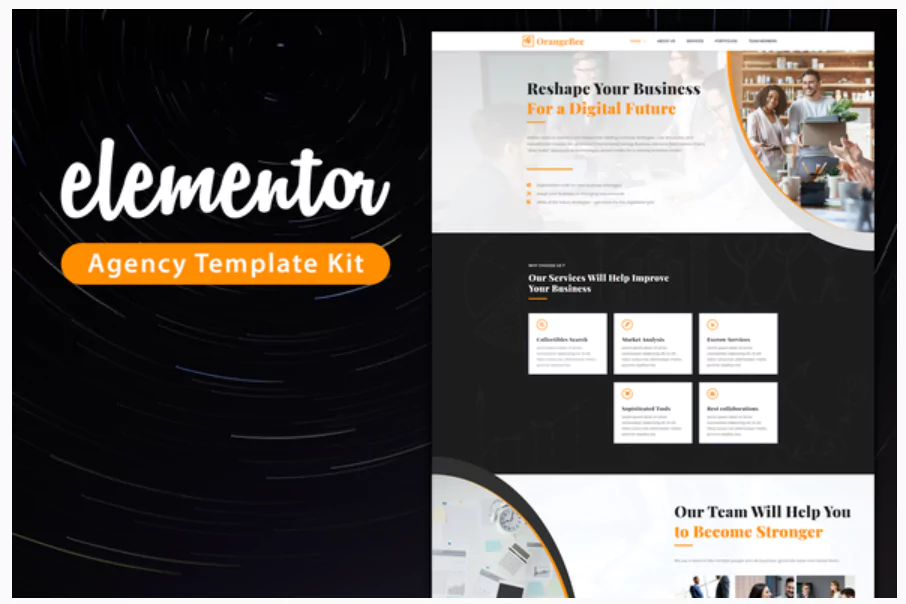 OrangeBee - Agency Template Kit