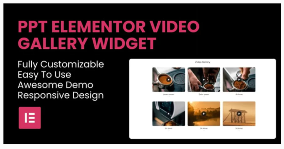 PPT - Video Gallery Elementor Widget