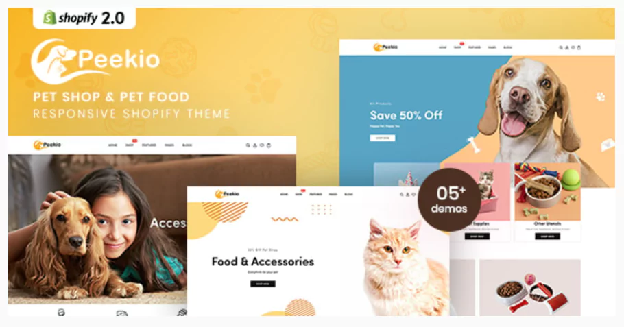 Peekio - Pet Shop & Pet Food Responsive Shopify Theme