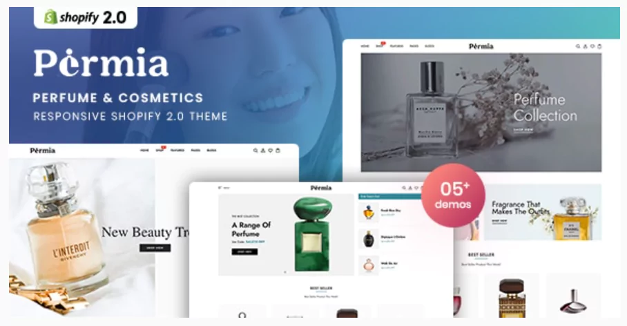 Permia - Perfume & Cosmetics Shopify 2.0 Theme
