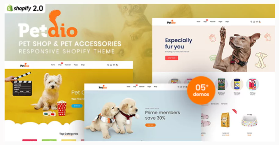 Petaio - Pet Shop & Pet Accessories Responsive Shopify Theme