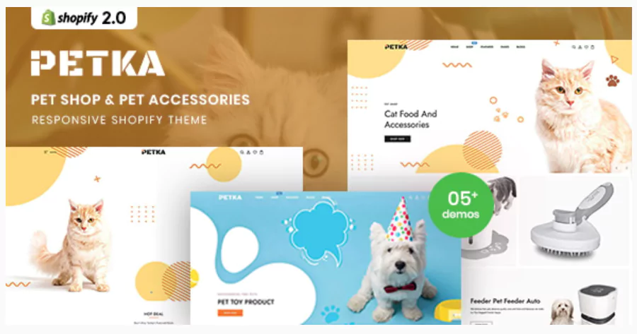 Petka - Pet Shop & Pet Accessories Responsive Shopify 2.0 Theme