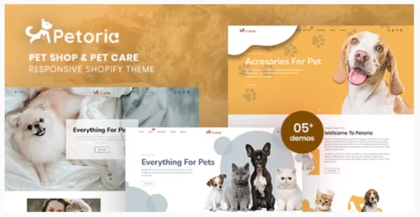 Petoria - Pet Shop & Pet Care Responsive Shopify Theme
