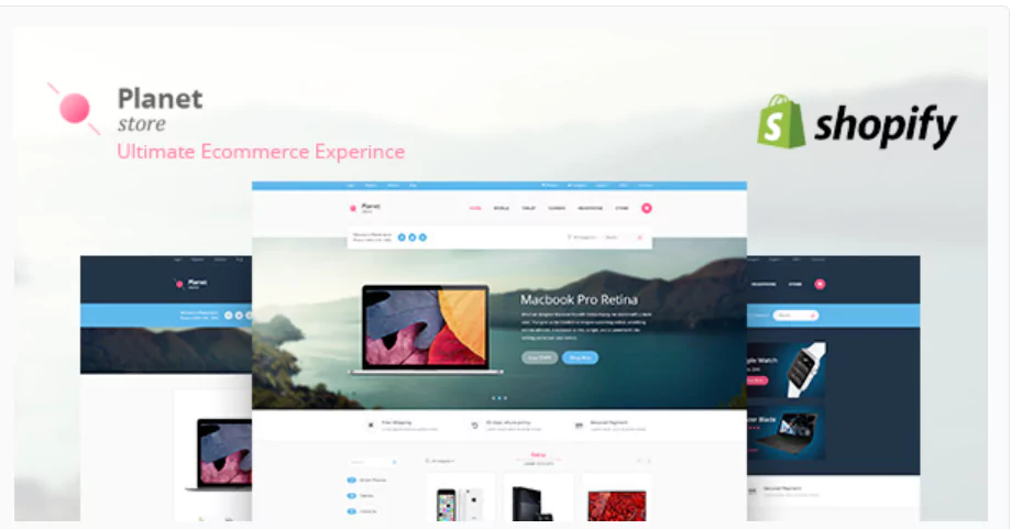 Planet Tech Store - Ecommerce Shopify Theme