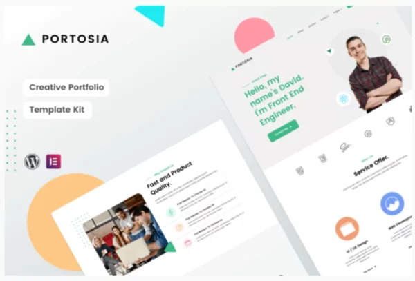 Portosia | Creative Portfolio Template Kit