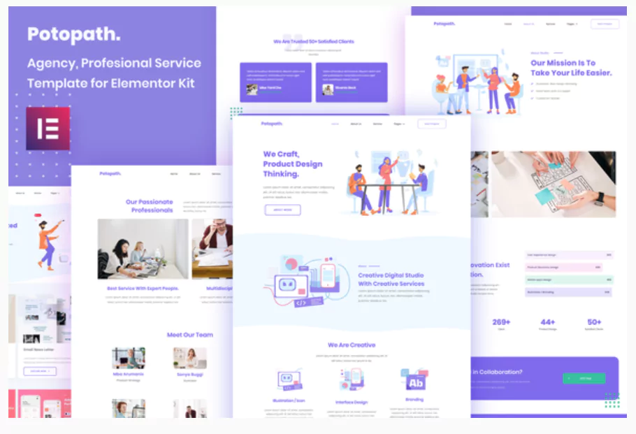 Potopath - Digital Agency Elementor Template Kit