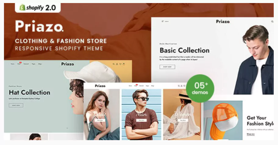 Priazo - Clothing & Fashion Responsive Shopify Theme