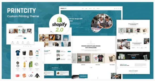 Printcity - Print Shop Shopify Theme