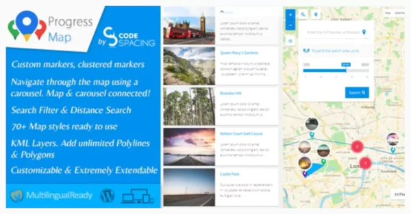 Progress Map Wordpress Plugin