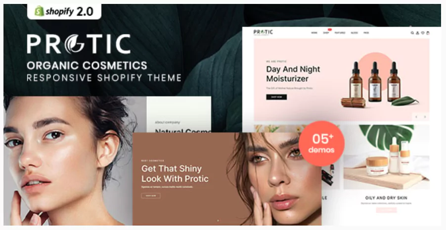 Protic - Organic Cosmetics Responsive Shopify Theme