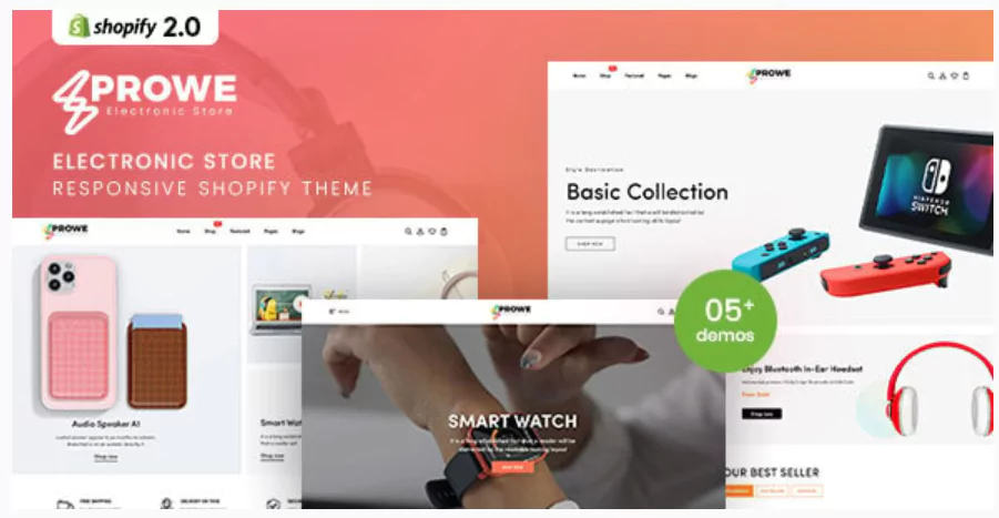 Prowe - Electronic Store Responsive Shopify Theme