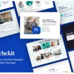 PsycheKit - Psychologist & Hypnotherapy Elementor Template Kit
