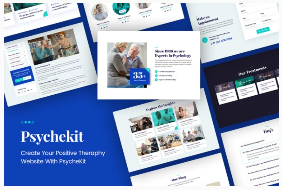 PsycheKit - Psychologist & Hypnotherapy Elementor Template Kit PsycheKit - Psychologist & Hypnotherapy Elementor Template Kit