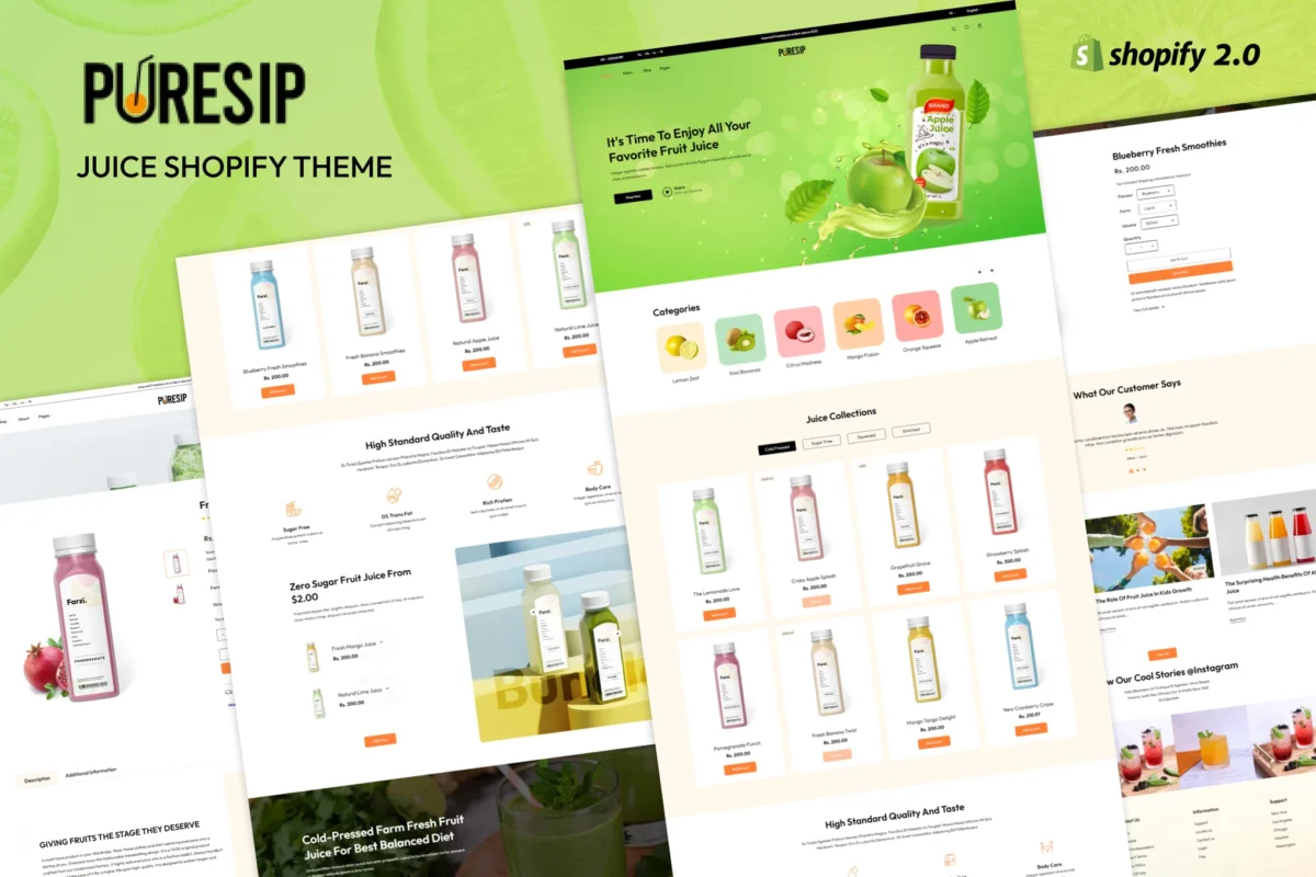 Puresip - Diet Nutrition Products, Juice Store