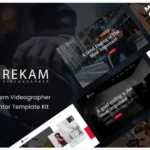 Rekam Kit - Modern Videographer Elementor Pro Template Kit