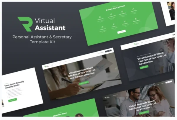Revirta - Virtual Assistant Business Elementor Template Kit