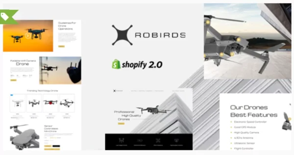 Robirds - Minimal Single Product Shopify Theme
