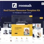 Roomah - Real Estate Agent Elementor Template Kit