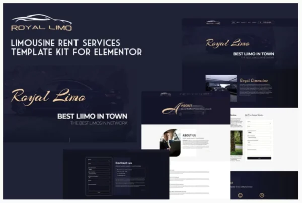 Royal Limo - Limousine Rent Services Template Kit