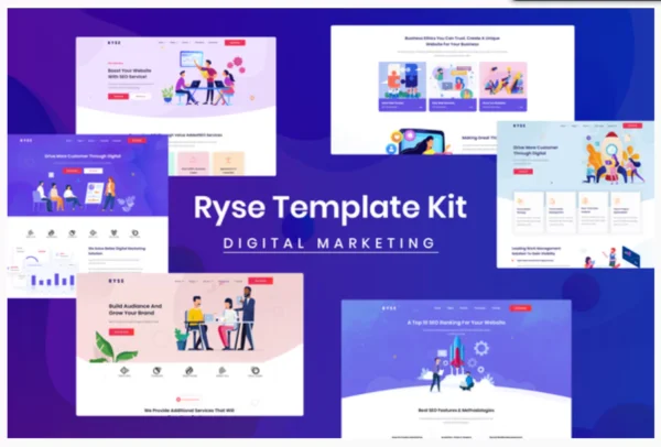 Ryse - SEO & Digital Marketing Elementor Template Kit