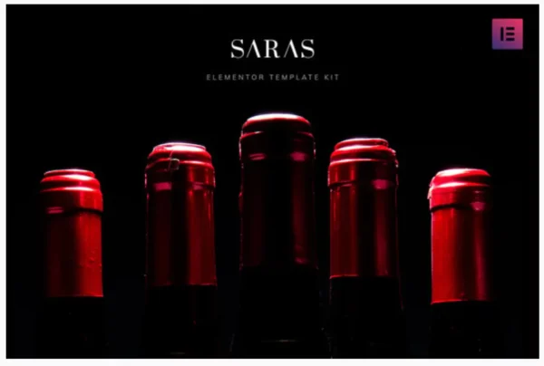 Saras - Wine Template Kit