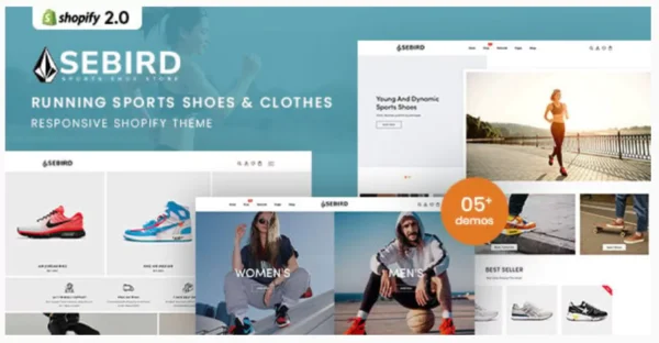 Sebird - Sports Shoes Responsive Shopify Theme